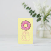 Donut Shop Bakery Caffe Pasty Visitekaartje (Staand voorkant)