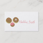 Donut Shop Bakery Cake Decorator Visitekaartje (Voorkant)