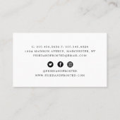 Donut Shop/Bakery Visitekaartje (Achterkant)