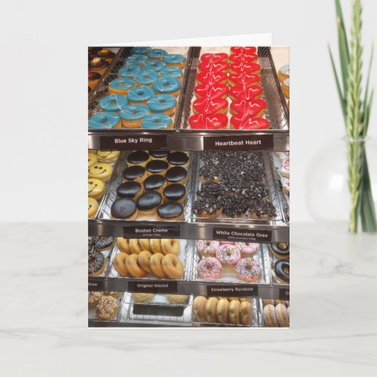 DONUT SHOP BIRTHDAY KAART (Voorkant)