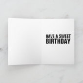 DONUT SHOP BIRTHDAY KAART (Binnen)