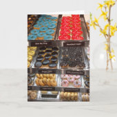 DONUT SHOP BIRTHDAY KAART (Gele Bloem)