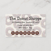 Donut Shop Doughnut Loyalty Kaarten (Voorkant)
