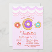 Donut Shop Frosted Donuts Verjaardag Kaart (Voorkant)