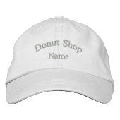 Donut Shop Name Embroged Pet (Voorkant)