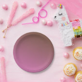 DONUT SHOP Roze + Bruin Bord van gradiëntpapier (Feest)