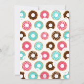 Donut Shop Uitnodiging voor verjaardagsfeest (Achterkant)