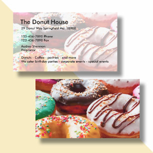 Donut Shop Visitekaartjes