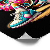 Donut Spelen Bowling Donut Lover Bowling Speler Poster (Hoek)