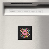Donut Sprinkle Kindness Funny Doughnut Lover Girls Magneet (Insitu (Vaatwasser))