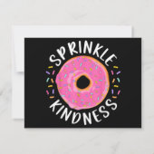 Donut Sprinkle Kindness Funny Girls Women Doughnut (Achterkant)