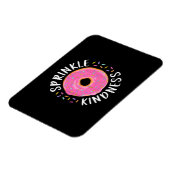 Donut Sprinkle Kindness Funny Girls Women Doughnut Magneet (Linkerzijde)
