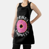 Donut Sprinkle Kindness Funny Girls Women Doughnut Schort (Insitu)