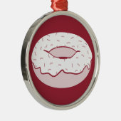 donut sprinkles metalen ornament (Rechts)