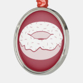 donut sprinkles metalen ornament (Links)