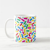 Donut Sprinkles Patterns Mok: Een leuke en grillig Koffiemok (Links)