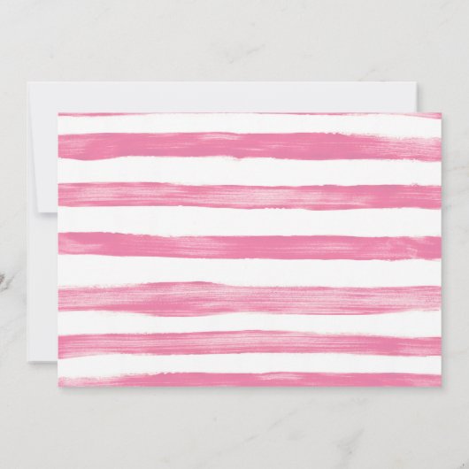 Donut Sprinkles Pink Girls 1ste verjaardag Kaart (Achterkant)