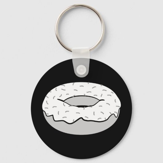 donut sprinkles sleutelhanger (Voorkant)