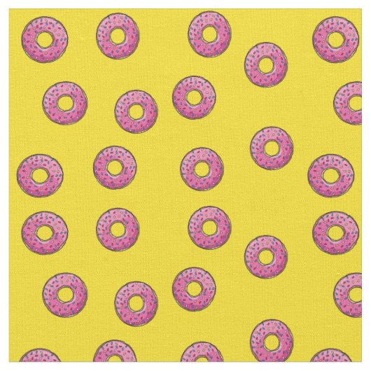 Donut Sprinkles Stof (Close Up)