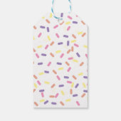 Donut Sprinsed met Love Baby Sprinkle Dank je Cadeaulabel (Achterkant)