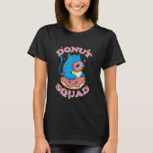 Donut Squad Doughnut Stress Cat Chill Candy Pastry T-shirt (Voorkant)