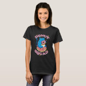Donut Squad Doughnut Stress Cat Chill Candy Pastry T-shirt (Voorkant volledig)
