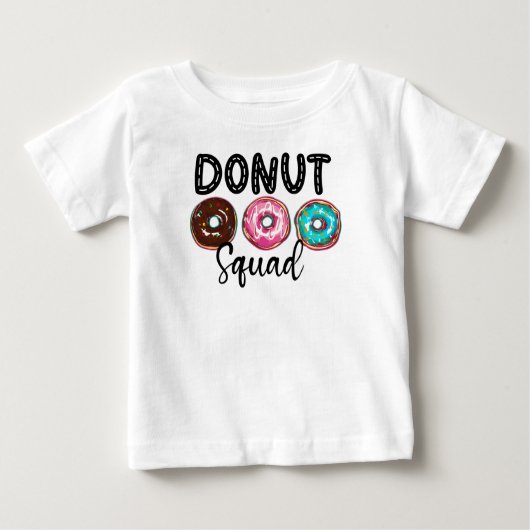 Donut Squad Group Matching Party Theme T-Shirt (Voorkant)