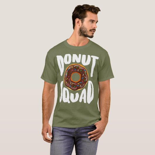 Donut Squad Shirt  Cool Donut Lover  Doughnut (Voorkant volledig)