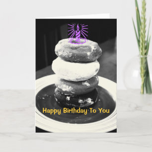Donut Stack Birthday Card Kaart