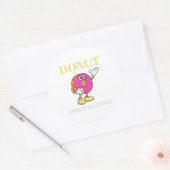Donut stiker ronde sticker (Envelop)