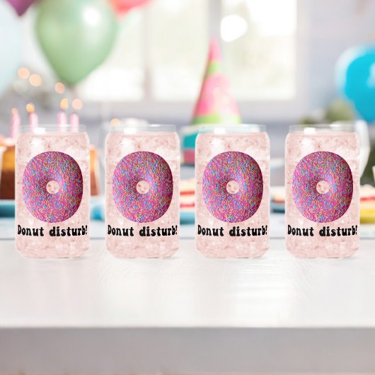Donut storen blikvorm glas (Insitu (Verjaardag))