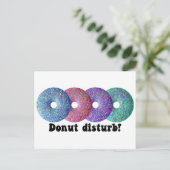 Donut storen briefkaart (Staand voorkant)