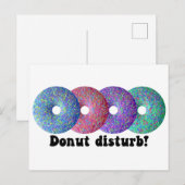 Donut storen briefkaart (Voorkant / Achterkant)