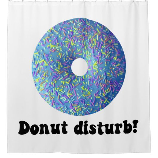 Donut storen douchegordijn (Voorkant)