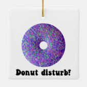 Donut storen keramisch ornament (Achterkant)