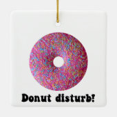 Donut storen keramisch ornament (Achterkant)