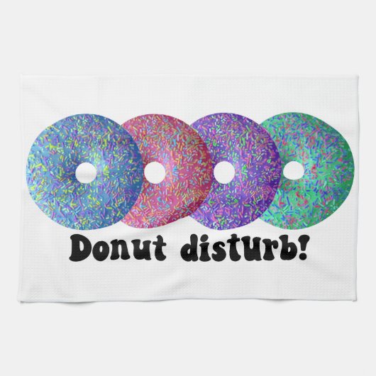 Donut storen Keukenhanddoeken (Horizontaal)