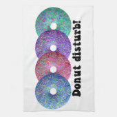 Donut storen Keukenhanddoeken (Verticaal)