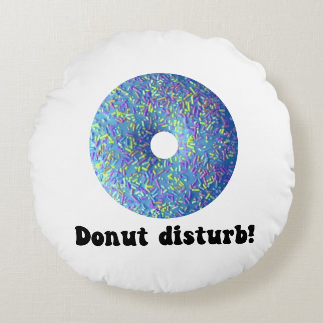 Donut storen rond kussen (Voorkant)
