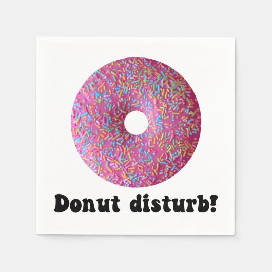 Donut storen servet (Voorkant)