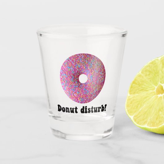 Donut storen shot glas (Voorkant)