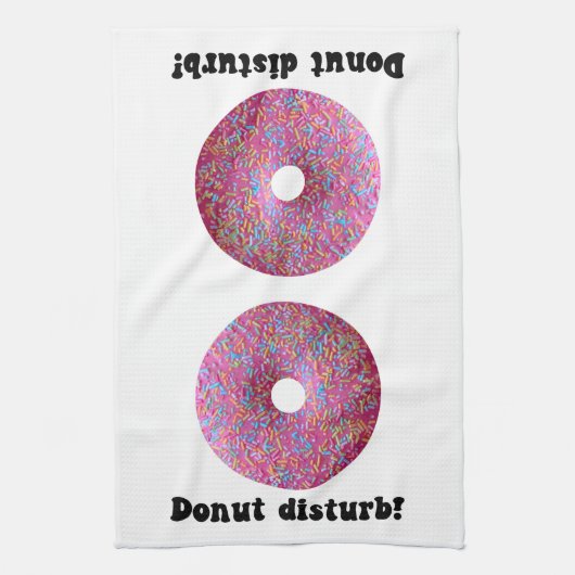 Donut storen theedoek (Verticaal)