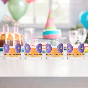 Donut storen whisky glas