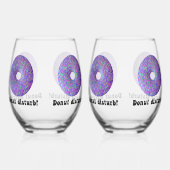 Donut storen wijnglas zonder voet (Links)