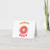 Donut Stress doet gewoon je best Bedankkaart (Voorkant)