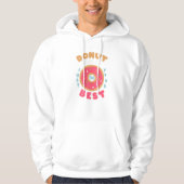Donut Stress doet gewoon je best Hoodie (Voorkant)
