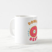 Donut Stress doet gewoon je best Koffiemok (Voorkant links)