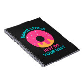 Donut Stress doet gewoon je best Notitieboek (Rechterzijde)