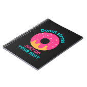 Donut Stress doet gewoon je best Notitieboek (Linkerzijde)