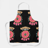 Donut Stress doet gewoon je best Schort (Voorkant)